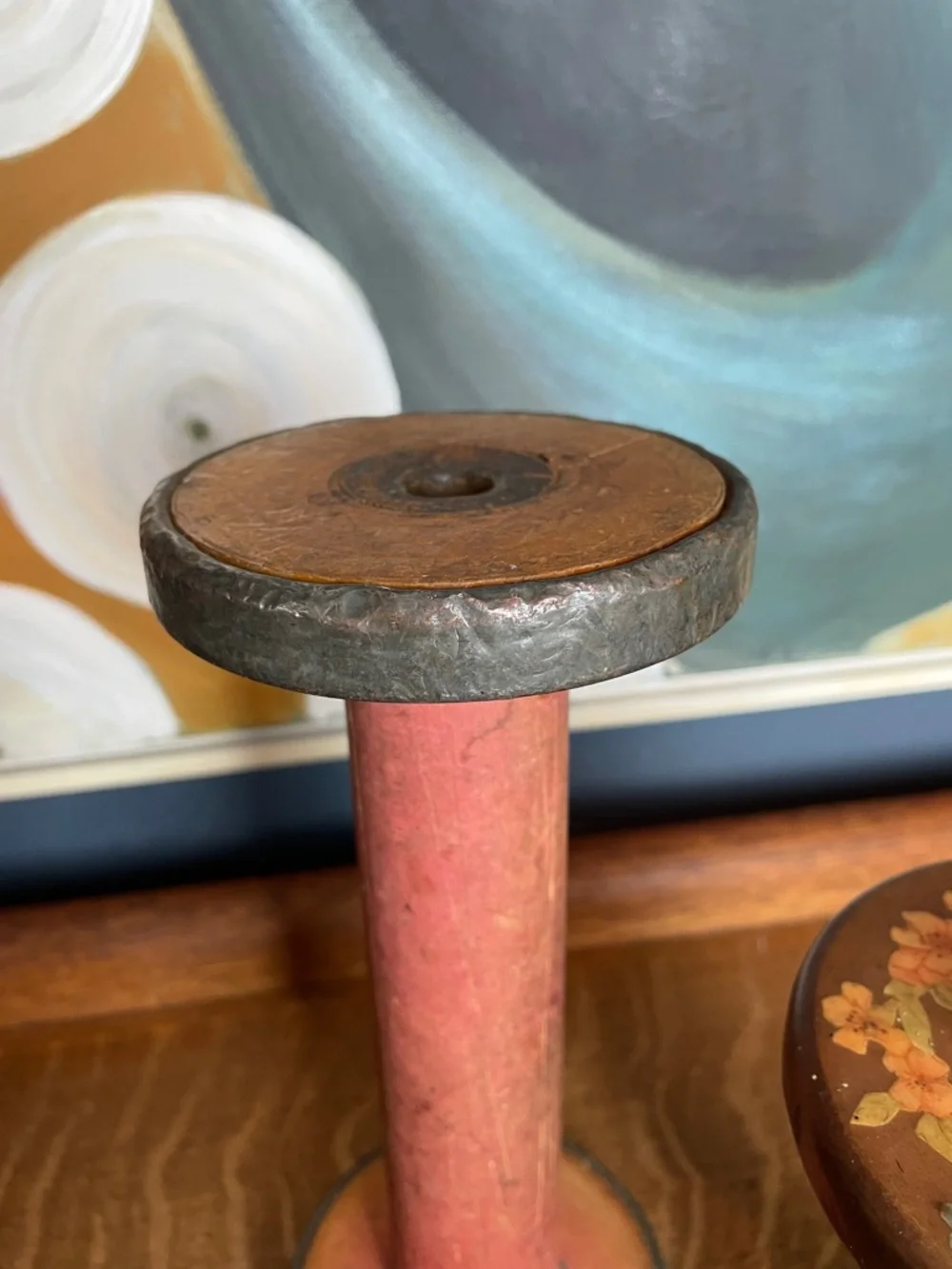 Vintage Wooden Spool Set